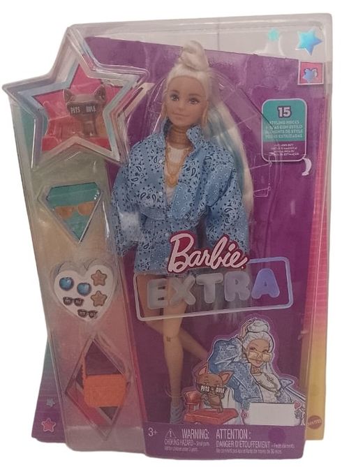 Boneca - Barbie Extra - Bandana Amarela MATTEL