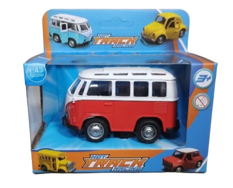 Carrinho - Modelo Da Cidade Kombi Vermelha TERRACO