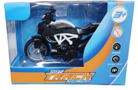 Moto - Metal Modelo 4 Racer Preta/Branco TERRACO