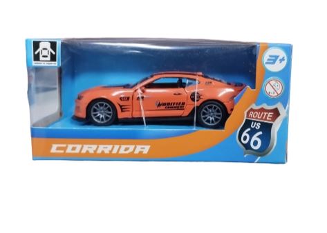 Carrinho - Veiculo de Corrida Laranjado TERRACO