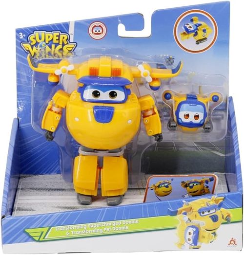 SUPER WINGS TRANSFORMING CHARACTER E MINI SUPER PET DONNIE MULTIKIDS