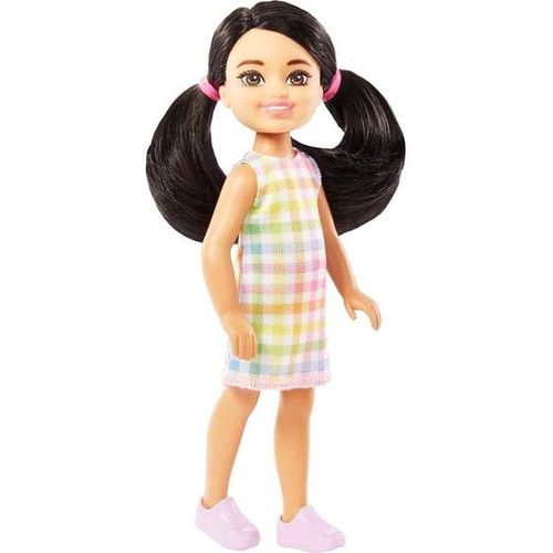 Boneca - Barbie - Familia Chelsea Club - Vestido Listrado MATTEL