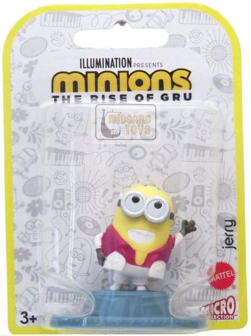 Mini Figura - Minions Illumination - Jerry Cantor - MATTEL