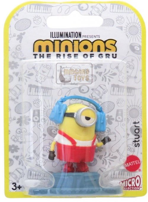 Mini Figura - Minions Illumination - Stuart - MATTEL
