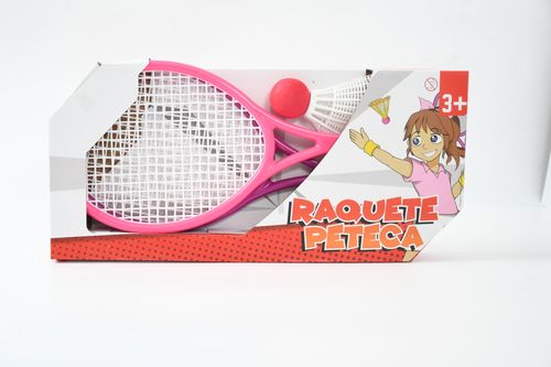 Jogo - Raquete Peteca Rosa TERRACO
