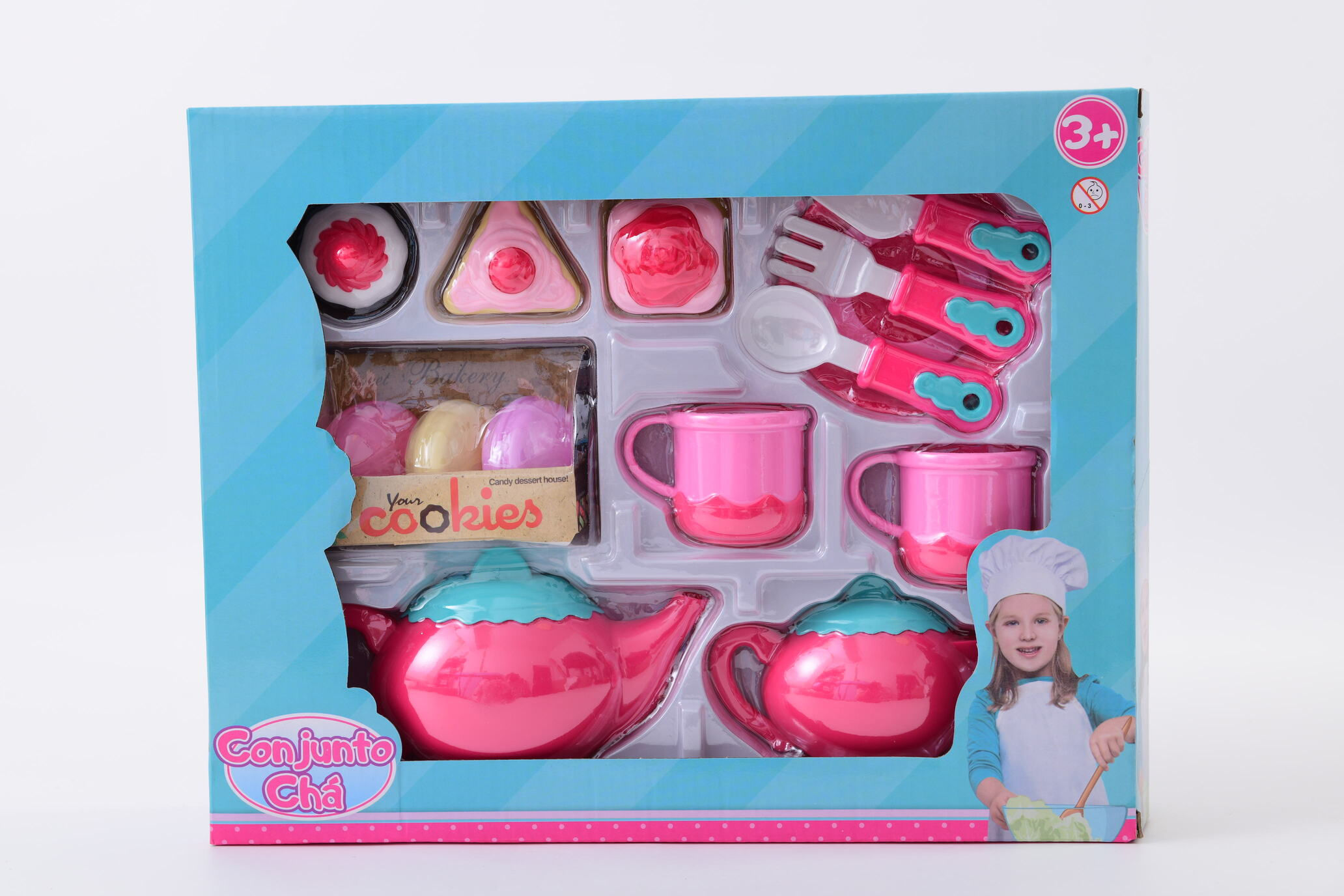Conjunto de Cha - Comidinha Cha da Tarde Cookies TERRACO