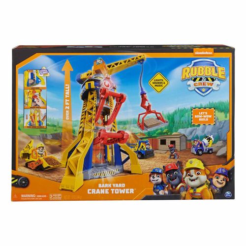 Torre de Guindaste Rubble e Crew - Patrulha Canina SUNNY BRINQUEDOS