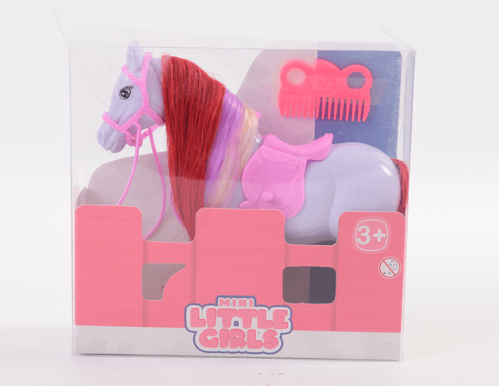 Boneco Cavalo - Mini Little Girls Cabelo Colorido TERRACO