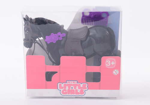 Boneco Cavalo - Mini Little Girls Preto TERRACO