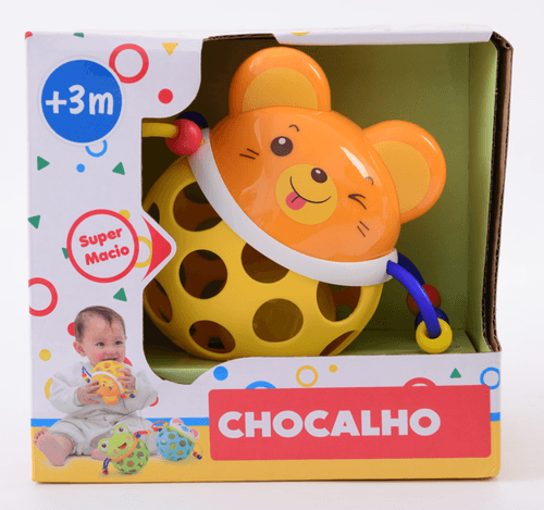 Chocalho Formato de bichinho - Amarelo TERRACO