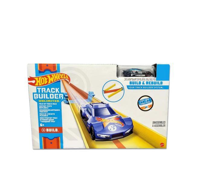 Conjunto de Pista Hot Wheels Track Builder Dobravel Build MATTEL