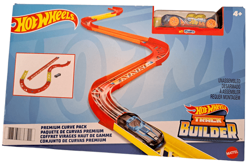 Conjunto de Pista Hot Wheels - Track Builder Dobravel - Curvas Premium - MATTEL