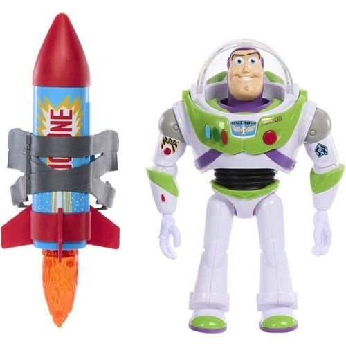 Boneco Buzz Lightyear Articulado - C/ Foguete - + De 35 Sons e Frases MATTEL