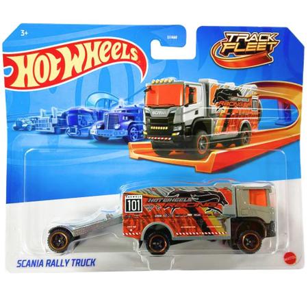 Carrinho -  Scania Rally Truck - Hot Wheels Track Fleet MATTEL