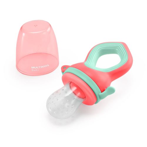 Alimentador Com Tela de Silicone - Funny Meal - Rosa Baby MULTIKIDS