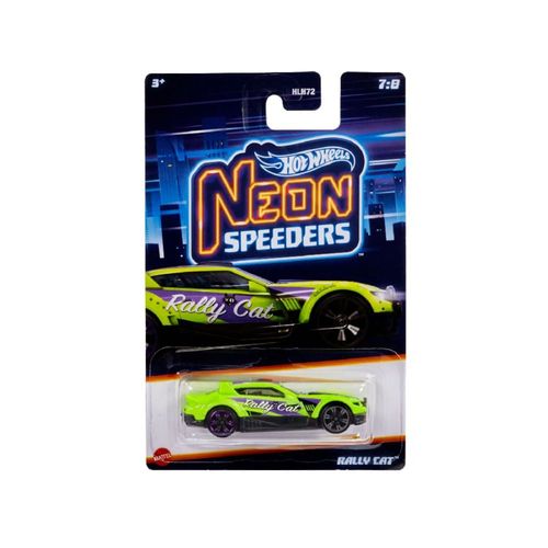 Carrinho - Rally Cat - Neon Speeder - Hot Wheels MATTEL