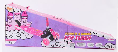 Patinete - 3 Rodas Dobravel - Rosa TERRACO