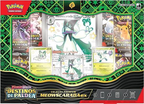 Jogo de Cartas - Pokemon - Meowscarada EX COPAG DA AMAZONIA