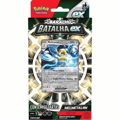 Baralho Batalha - Deck de Batalha Pokemon - Melmetal Ex COPAG DA AMAZONIA