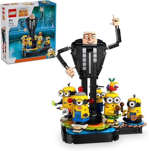 Blocos De Montar - Gru e Minions  Constridos  em tijolos LEGO DO BRASIL
