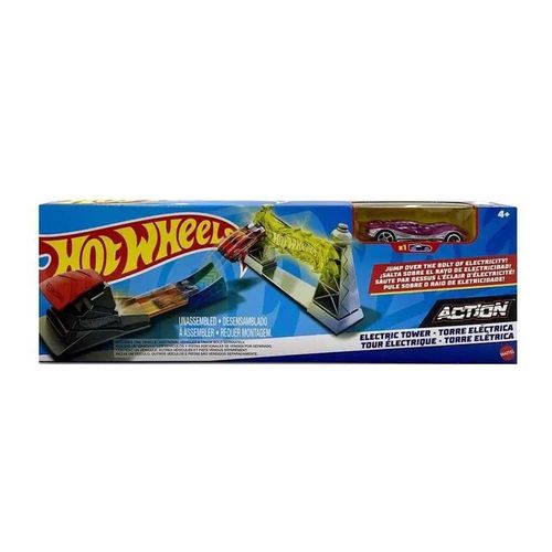 Pista de Acrobacias - Torre Eletrica - Hot Wheels Action MATTEL