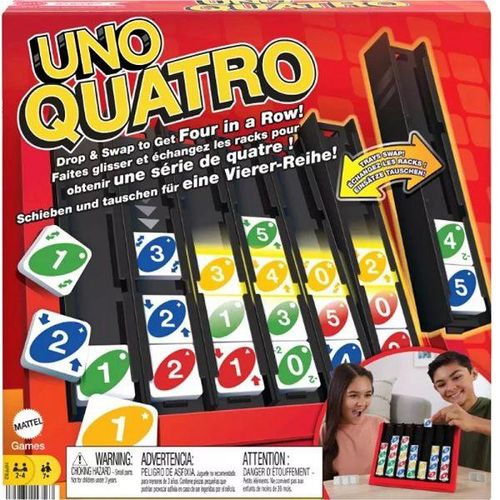 UNO JOGO DE TABULEIRO QUATRO MATTEL