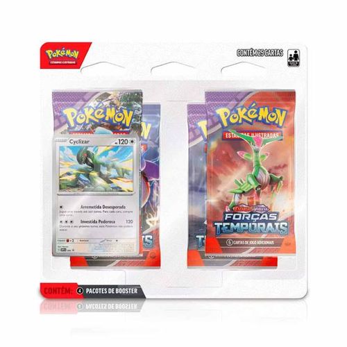 Jogo de Cartas - Pokemon Cyclizar - Blister Quadruplo COPAG DA AMAZONIA