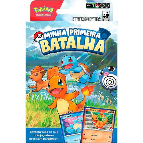 Cartas - Deck Pokemon - Minha Primeira Batalha - Charmander e Squirtle COPAG DA AMAZONIA