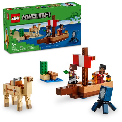 Blocos de Montar - A Viagem Do Barco Pirata LEGO