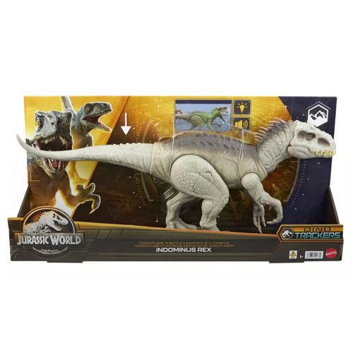 Boneco - Dinossauro Indominus Rex Camuflagem e  Ataque MATTEL