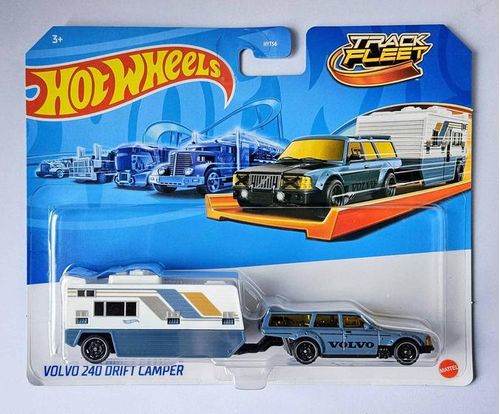 Carrinho - Volvo 240 Drift Camper - Hot Wheels Track Fleet MATTEL