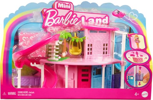 Conjunto - Mini Barbie Land Casa Rosa MATTEL