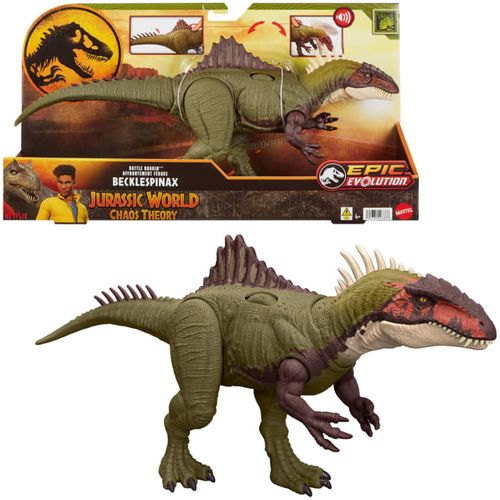 Jurassic World - Dinossauro Rugido de Batalha Becklespinax MATTEL