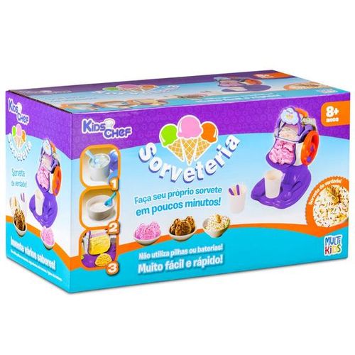 Kids Chef- Sorveteria Com Acessorios De Verdade MULTIKIDS