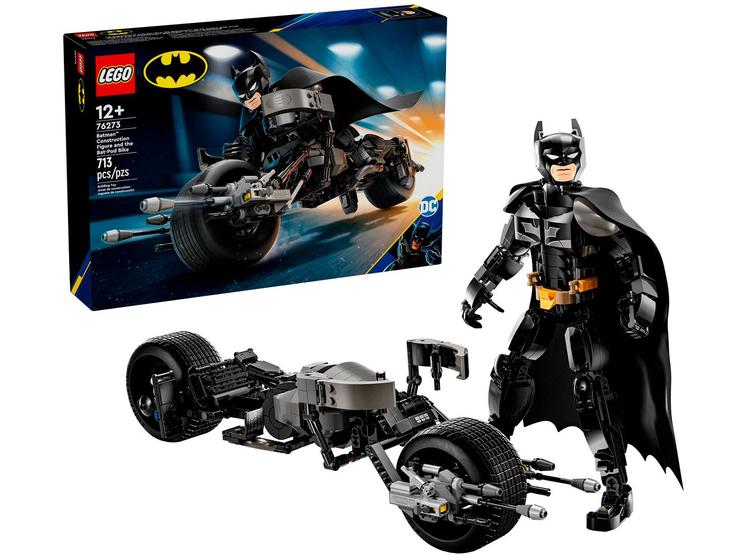 BATMAN & BAT-POD フィギュアセット Blocos de Montar - Figura de Construcao do Batman e a Motocicleta