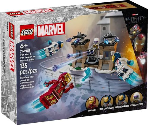 Blocos de Montar - Lego Marvel - Homem de Ferro e Legiao de Ferro vs Soldado Hydra LEGO DO BRASIL
