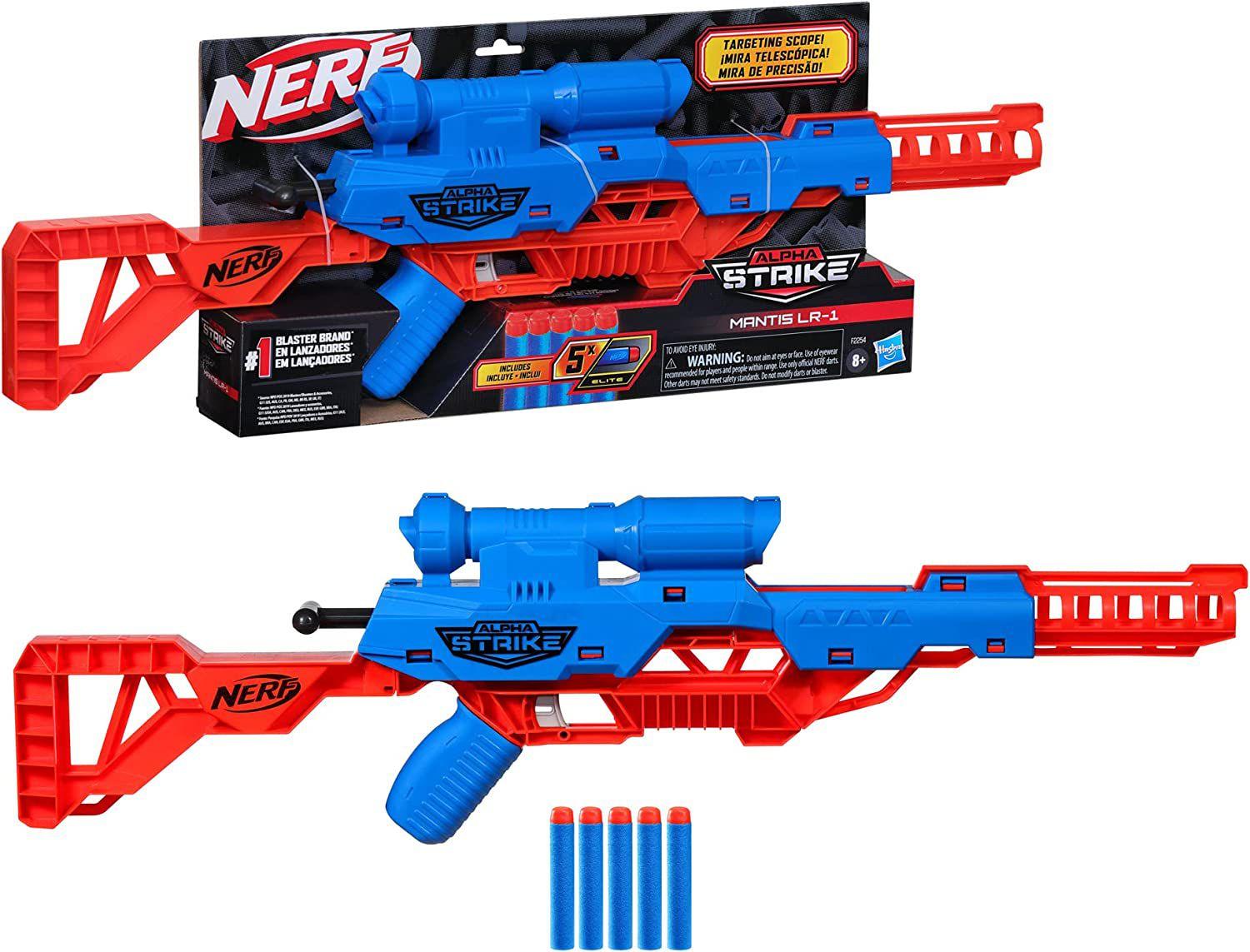 Lanca Dardos Nerf Alpha Mantis LR-1 HASBRO