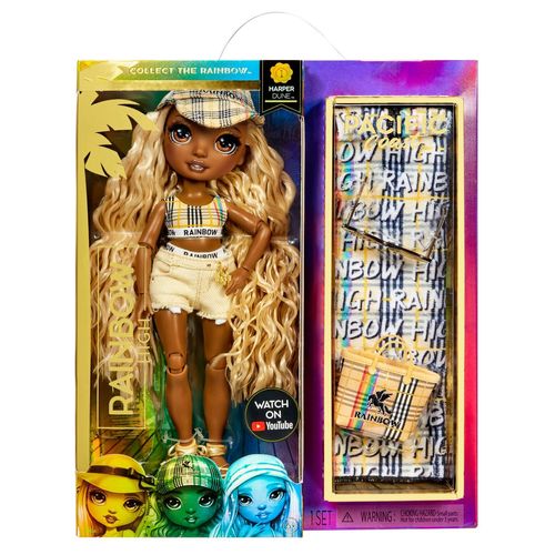 Boneca - Rainbow High - Pacific Coast - Harper Dune - Morena Cabelos Loiros M SHOP COMERCIAL LTD