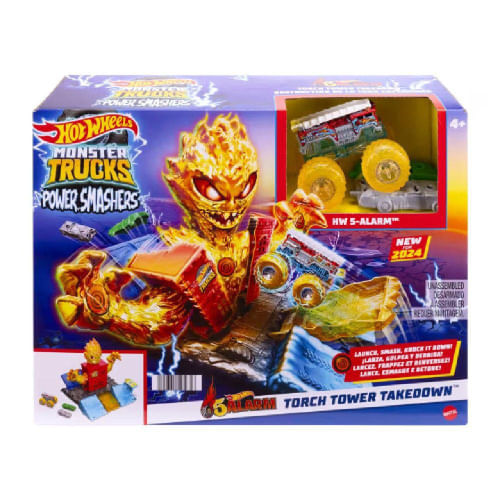 Kit Hot Wheels - Monster Trucks Arena Apaga Incendio MATTEL