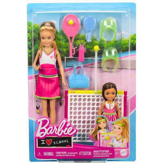 Bonecas -  Chelsea e Stacie Aula de Tenis MATTEL