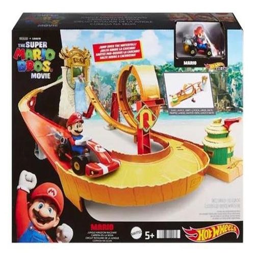 Pista Hot Wheels - Mario Kart Pista Corrida na Selva MATTEL