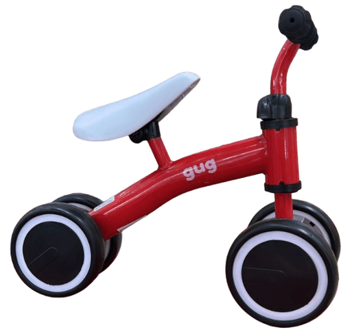 Bicicleta de Equilibrio - 4 Rodas Vermelha SHINY TOYS