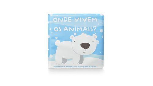 Livro de Banho Bubbles - Onde Vivem os Animais MULTIKIDS