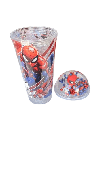 Copo Transaparente com Luzes - Spider Man HONGYAO