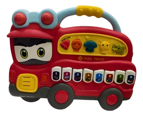 Teclado Music Interest - Fire Truck Musical HONGYAO