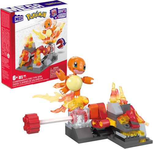 Blocos de Montar - Pokemon Charmander´s MATTEL
