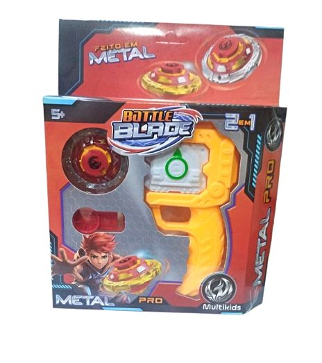 Beyblade - Battle Blades Vermelho - 2 em 1 MULTIKIDS