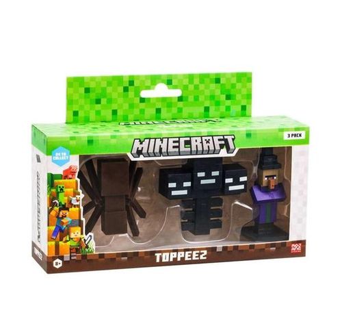 Boneco - Minecraft Aranha Bruxa e Wither Boss MULTIKIDS
