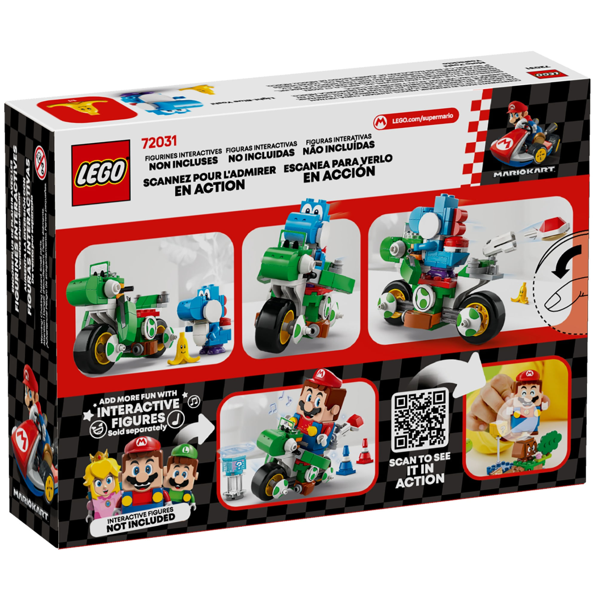Blocos de Montar - Mario Kart Moto Yoshi LEGO DO BRASIL