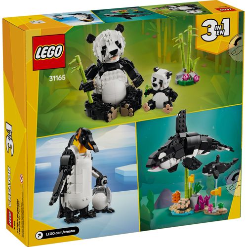 Blocos de Montar Lego - Animais selvagens Familia Panda LEGO DO BRASIL